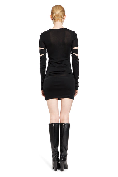 HELMUT LANG WOMAN BLACK DRESSES