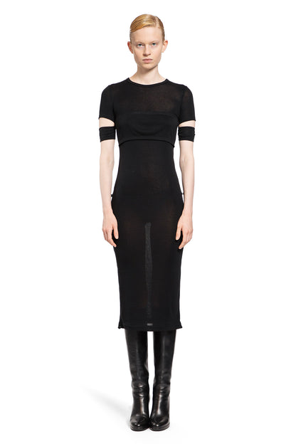 HELMUT LANG WOMAN BLACK DRESSES