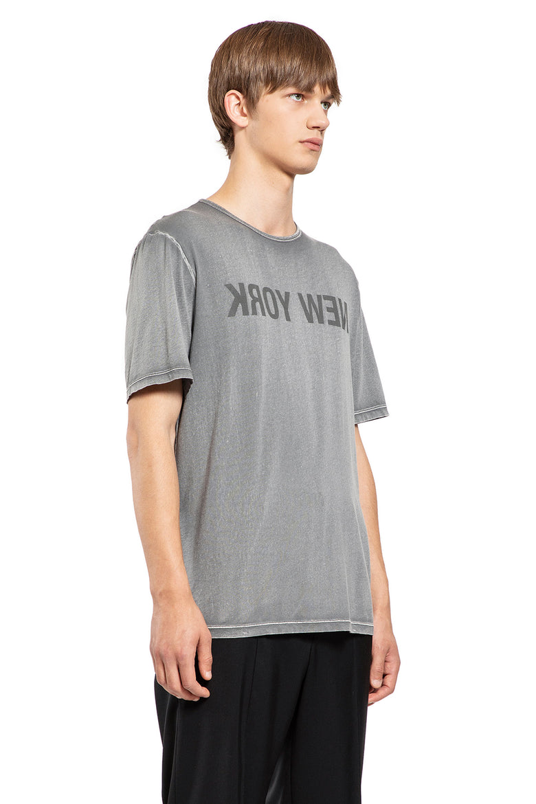 HELMUT LANG MAN GREY T-SHIRTS & TANK TOPS