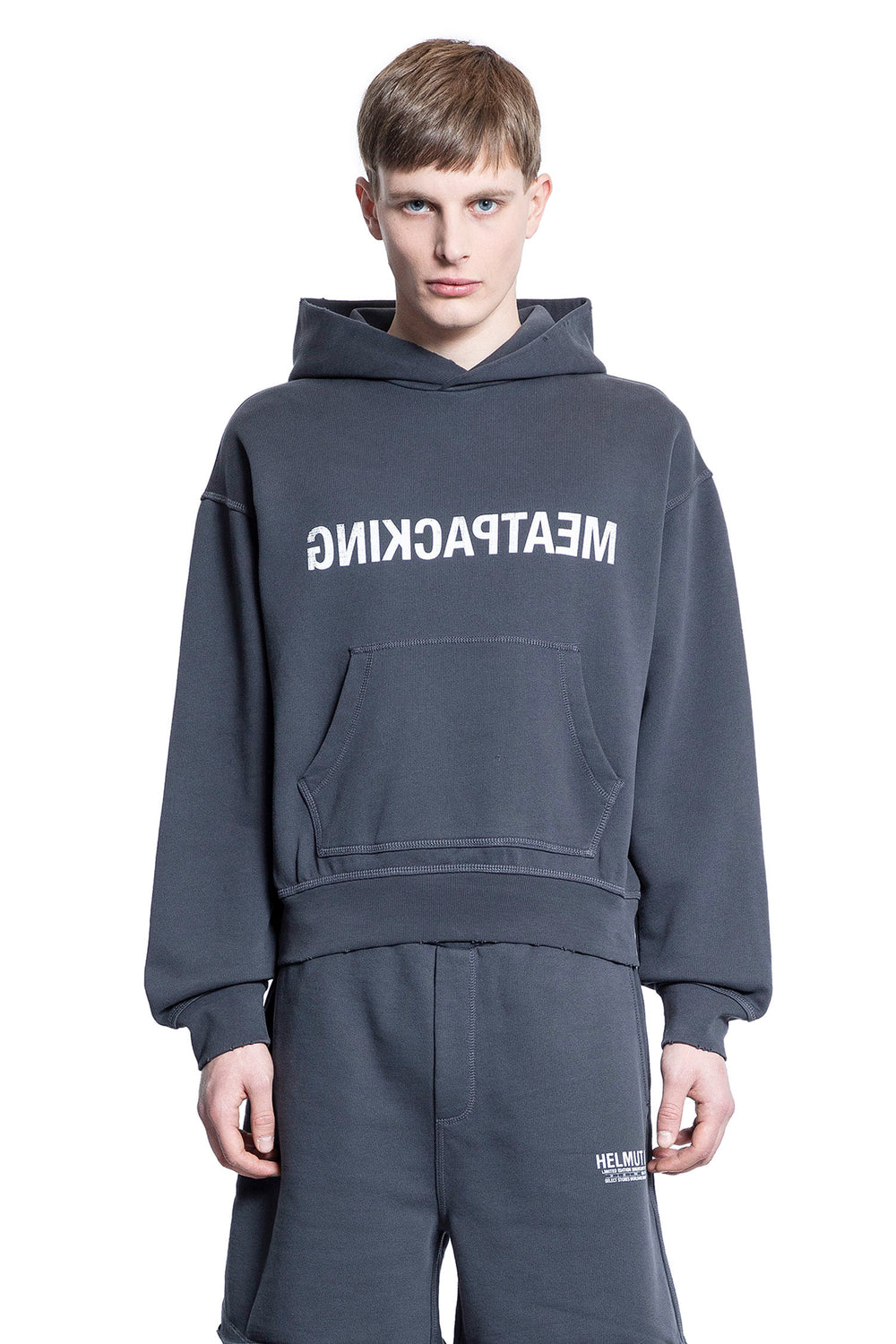 HELMUT LANG MAN GREY SWEATSHIRTS