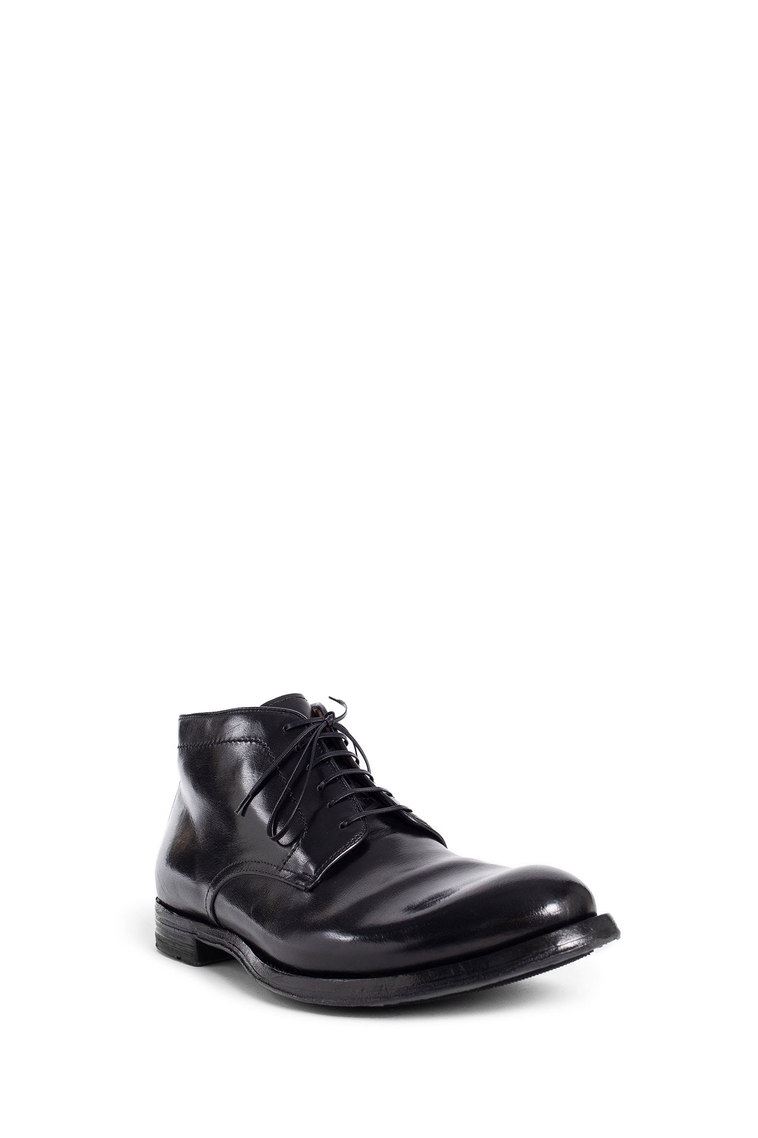 OFFICINE CREATIVE MAN BLACK BOOTS