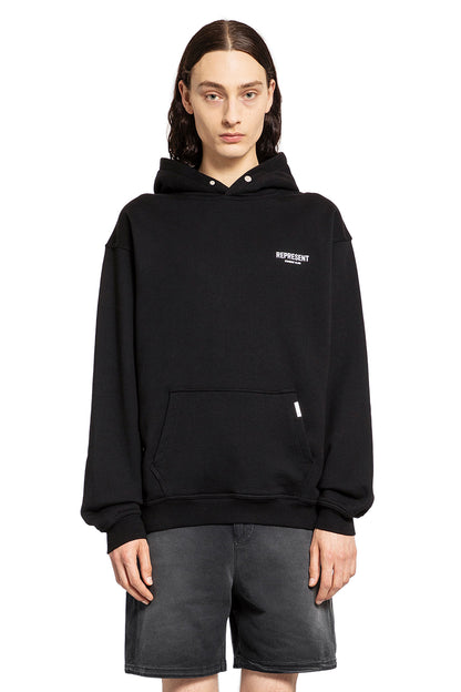 REPRESENT MAN BLACK SWEATSHIRTS