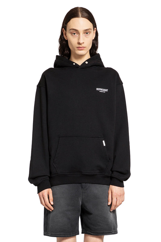 REPRESENT MAN BLACK SWEATSHIRTS