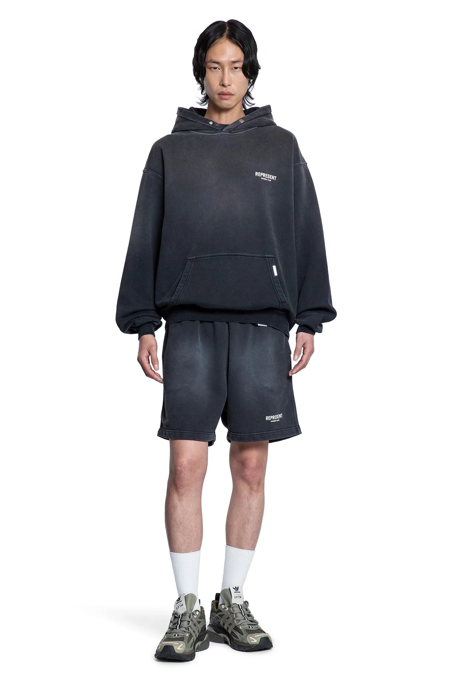 REPRESENT MAN BLACK SWEATSHIRTS - Antonioli.eu