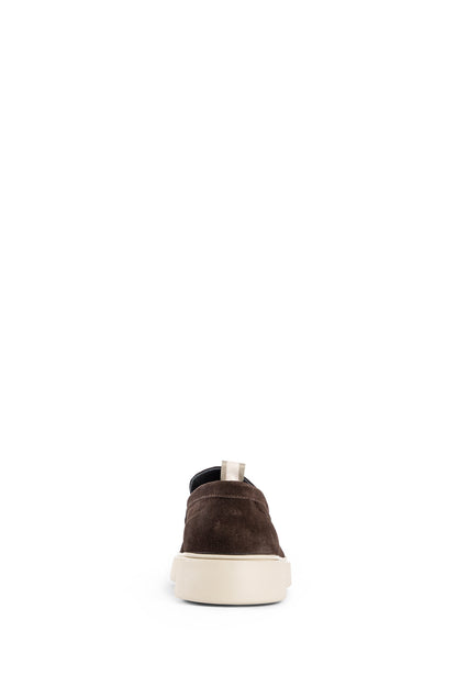 OFFICINE CREATIVE MAN BROWN LOAFERS & FLATS