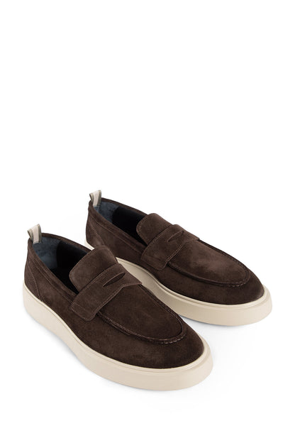 OFFICINE CREATIVE MAN BROWN LOAFERS