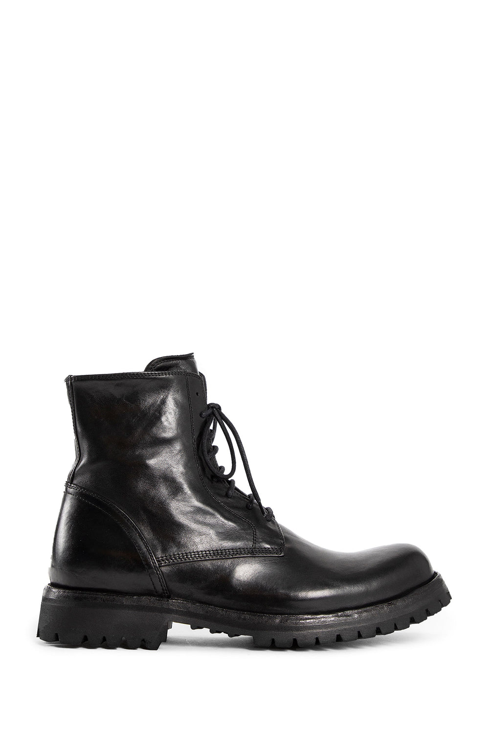 OFFICINE CREATIVE MAN BLACK BOOTS