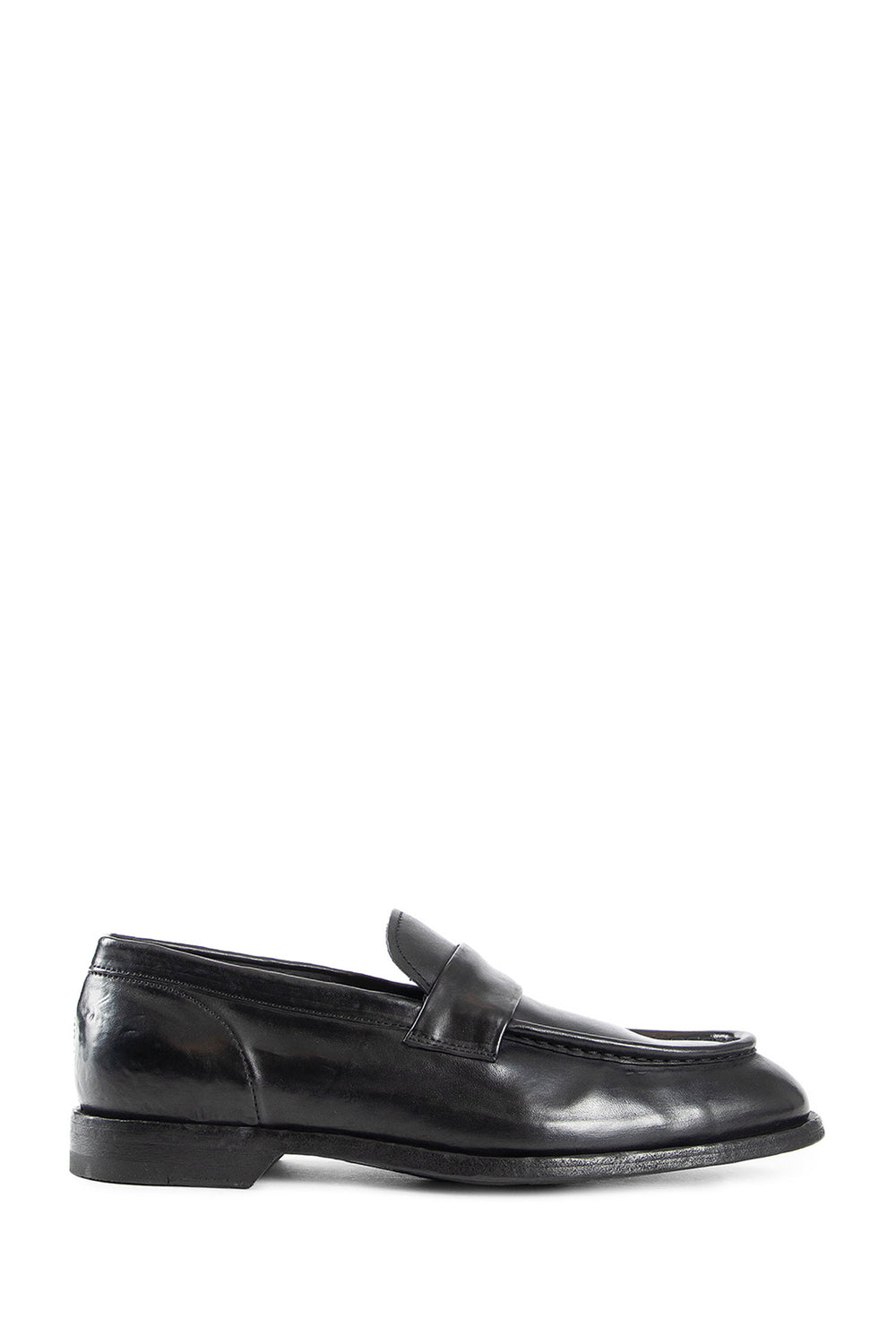 OFFICINE CREATIVE MAN BLACK LOAFERS & FLATS