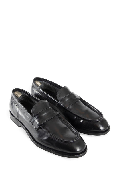 OFFICINE CREATIVE MAN BLACK LOAFERS & FLATS