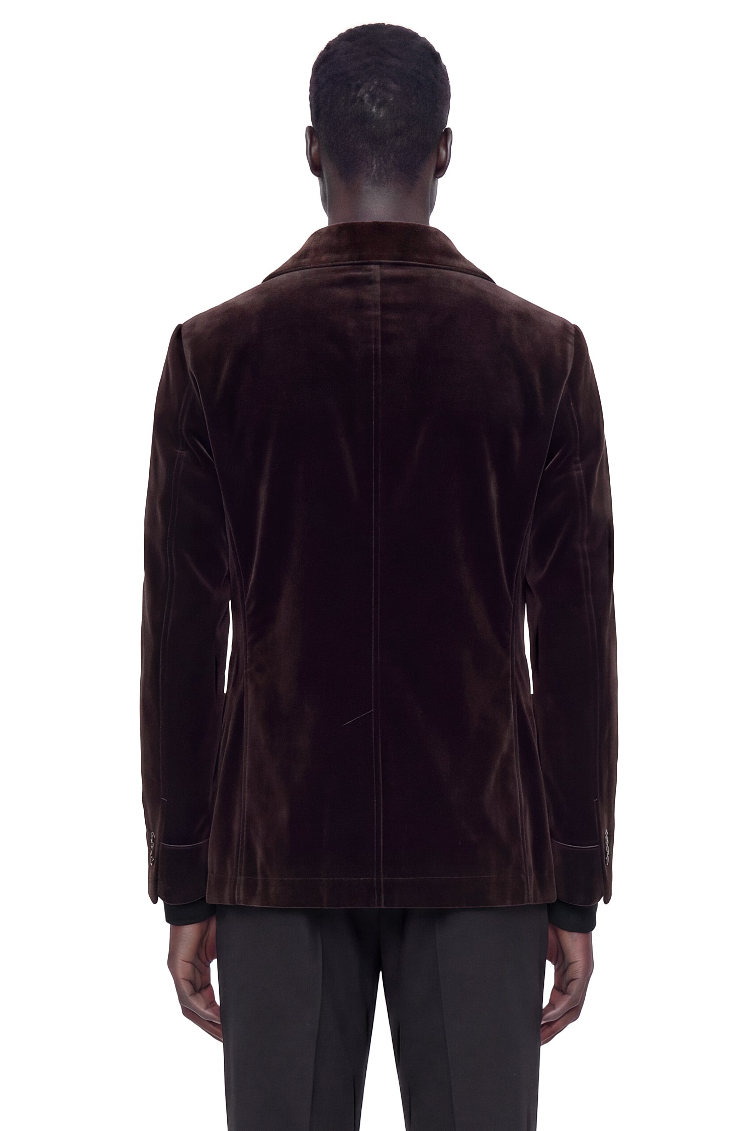 Washed Flocked Tricotine Jacket