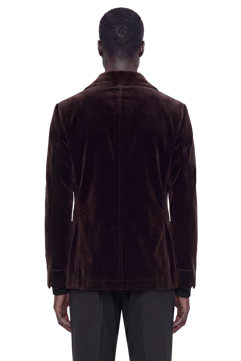 
              TOM FORD Washed Flocked Tricotine Jacket man
            