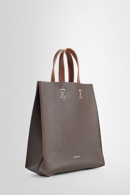 HENDER SCHEME MAN BROWN TOTE BAGS