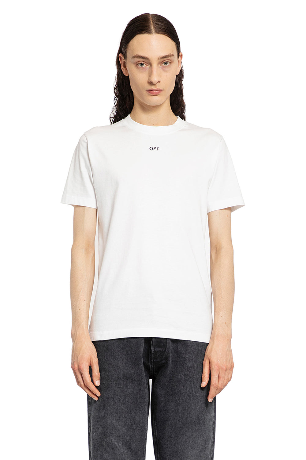 OFF-WHITE MAN WHITE T-SHIRTS & TANK TOPS