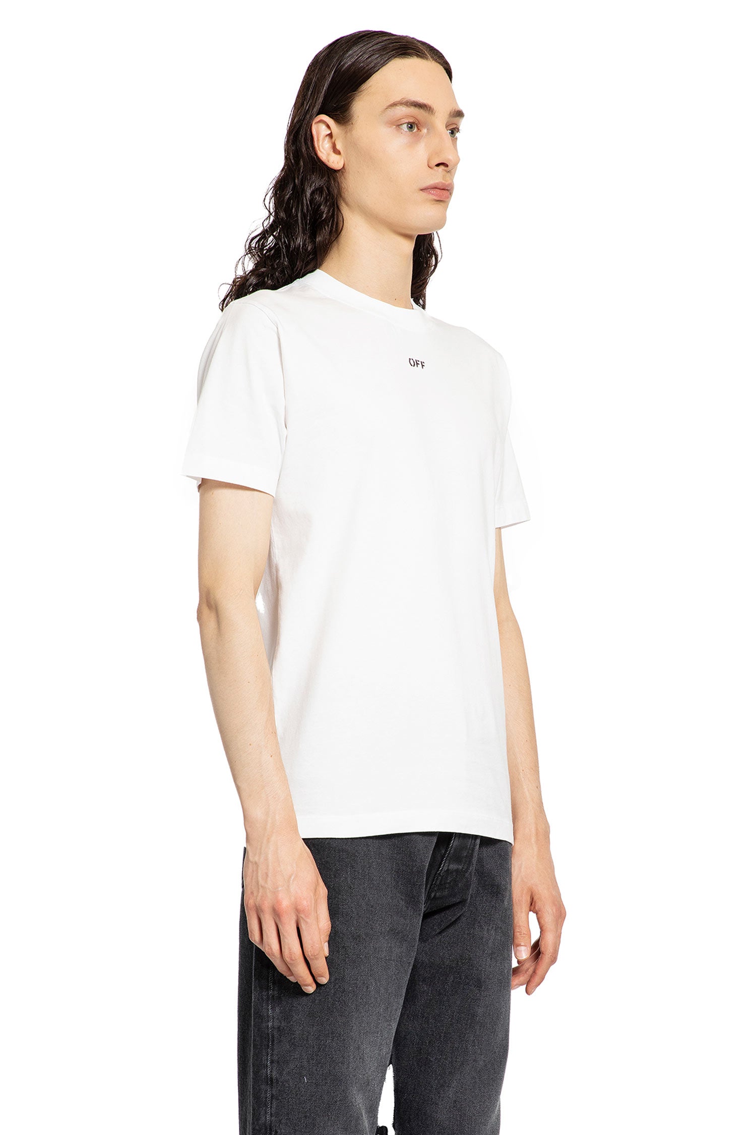 OFF-WHITE MAN WHITE T-SHIRTS & TANK TOPS