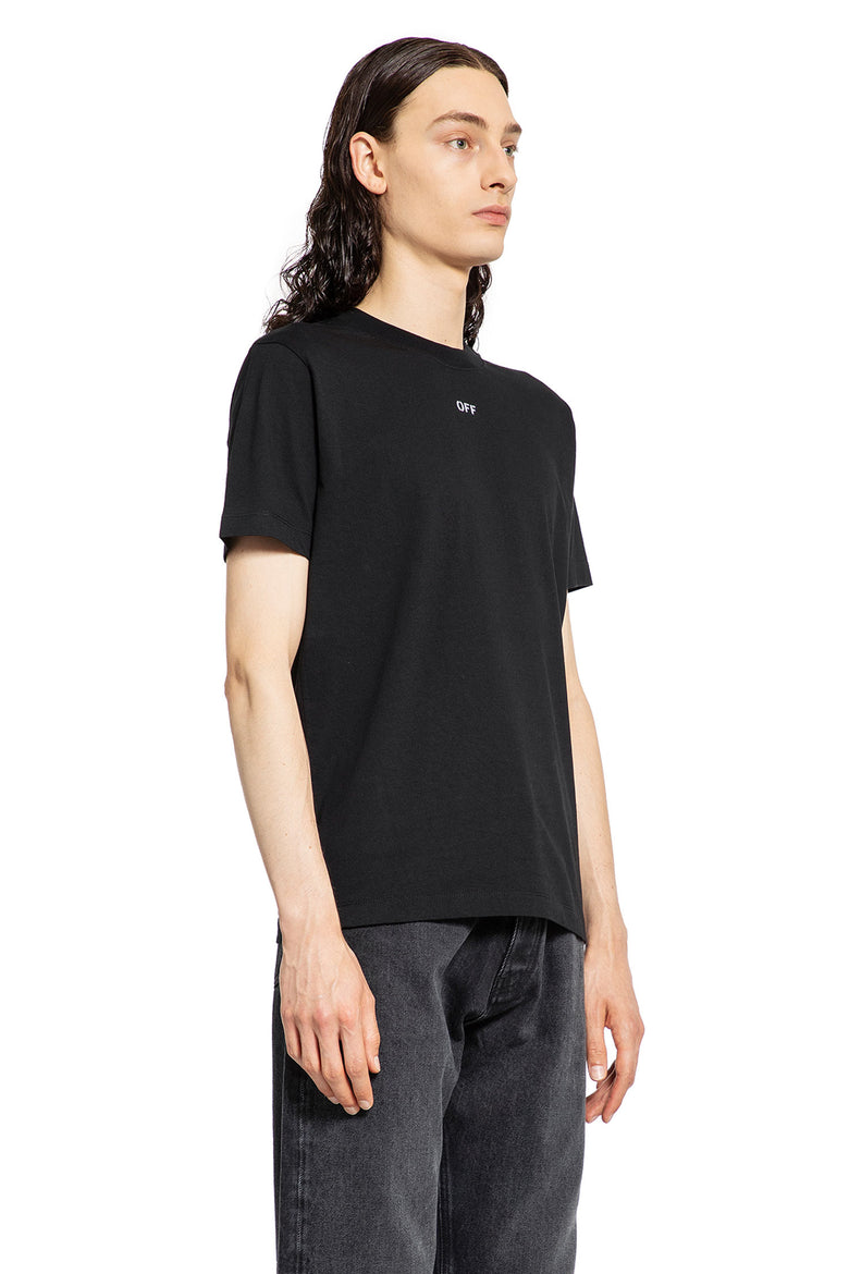 OFF-WHITE MAN BLACK T-SHIRTS & TANK TOPS