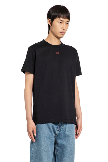 OFF-WHITE MAN BLACK T-SHIRTS & TANK TOPS