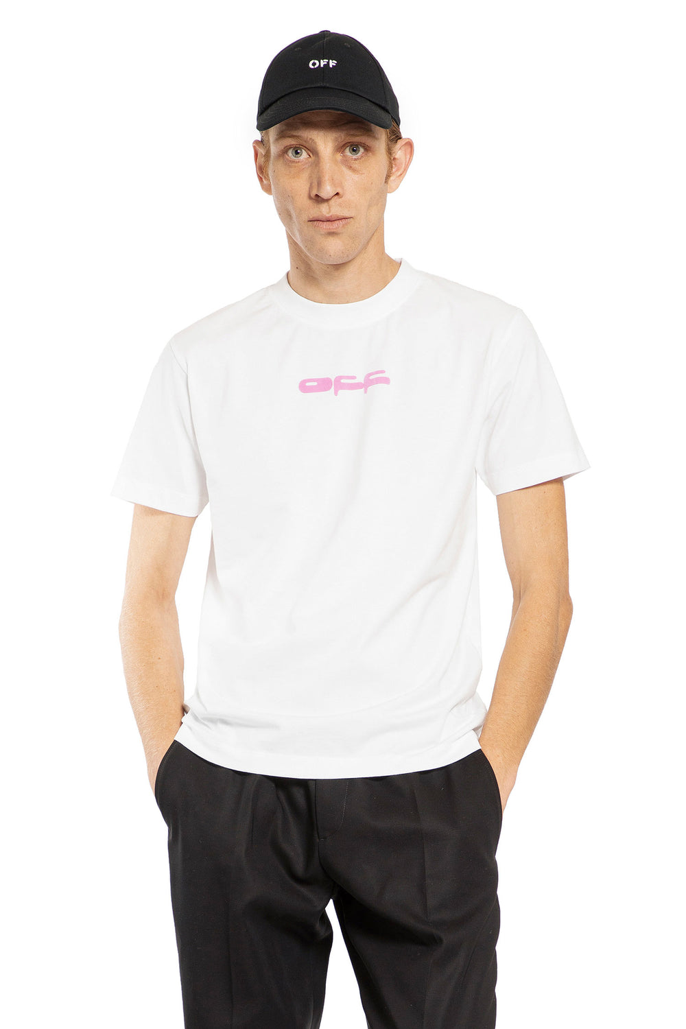 OFF-WHITE MAN WHITE T-SHIRTS & TANK TOPS