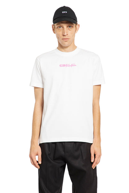 Antonioli OFF-WHITE MAN WHITE T-SHIRTS & TANK TOPS