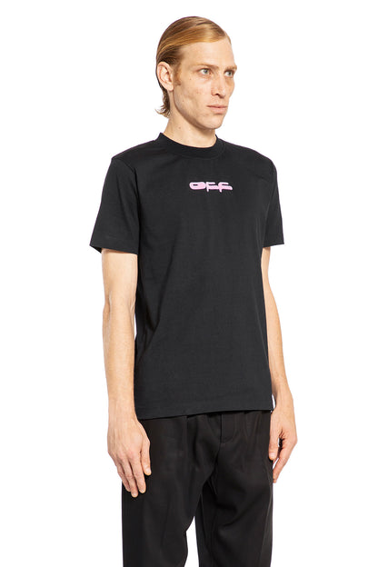 OFF-WHITE MAN BLACK T-SHIRTS & TANK TOPS