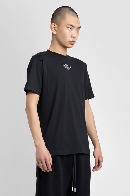 OFF-WHITE MAN BLACK T-SHIRTS & TANK TOPS