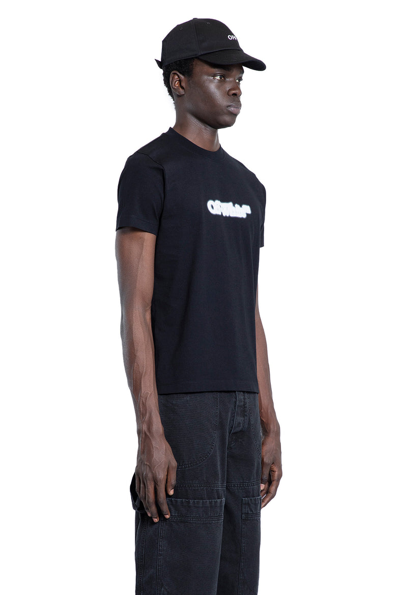 OFF-WHITE MAN BLACK T-SHIRTS & TANK TOPS