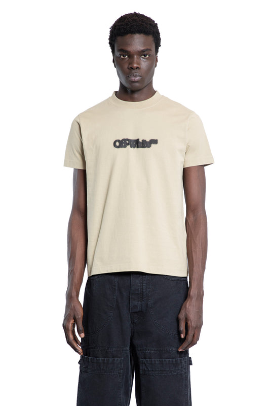 OFF-WHITE MAN YELLOW T-SHIRTS & TANK TOPS