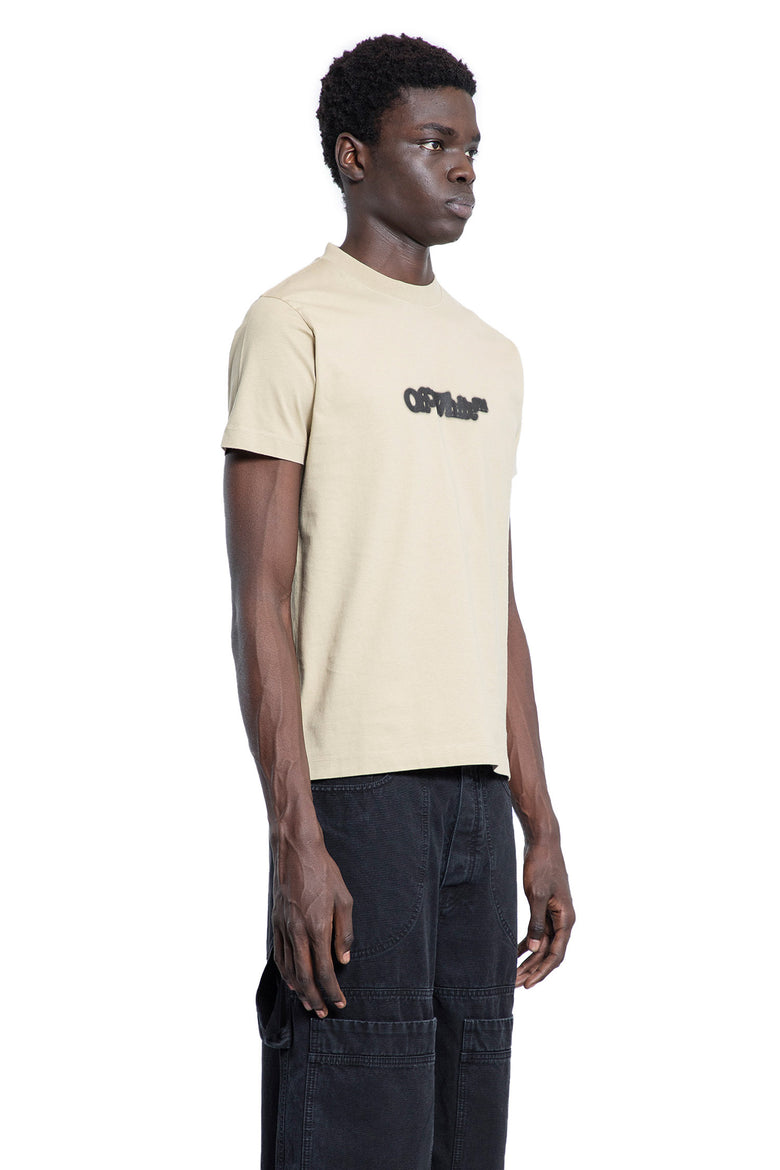 OFF-WHITE MAN YELLOW T-SHIRTS & TANK TOPS