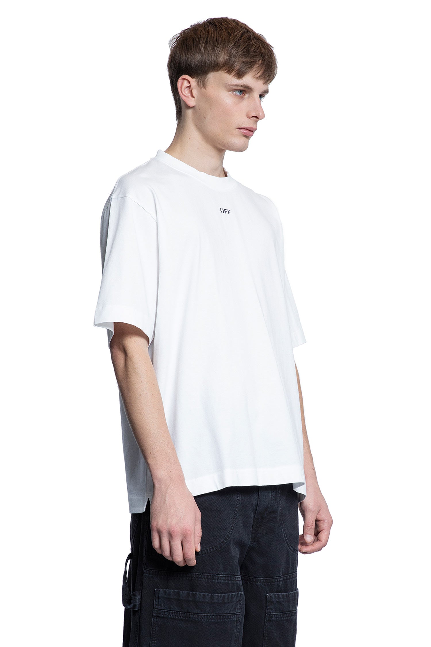 OFF-WHITE MAN WHITE T-SHIRTS & TANK TOPS