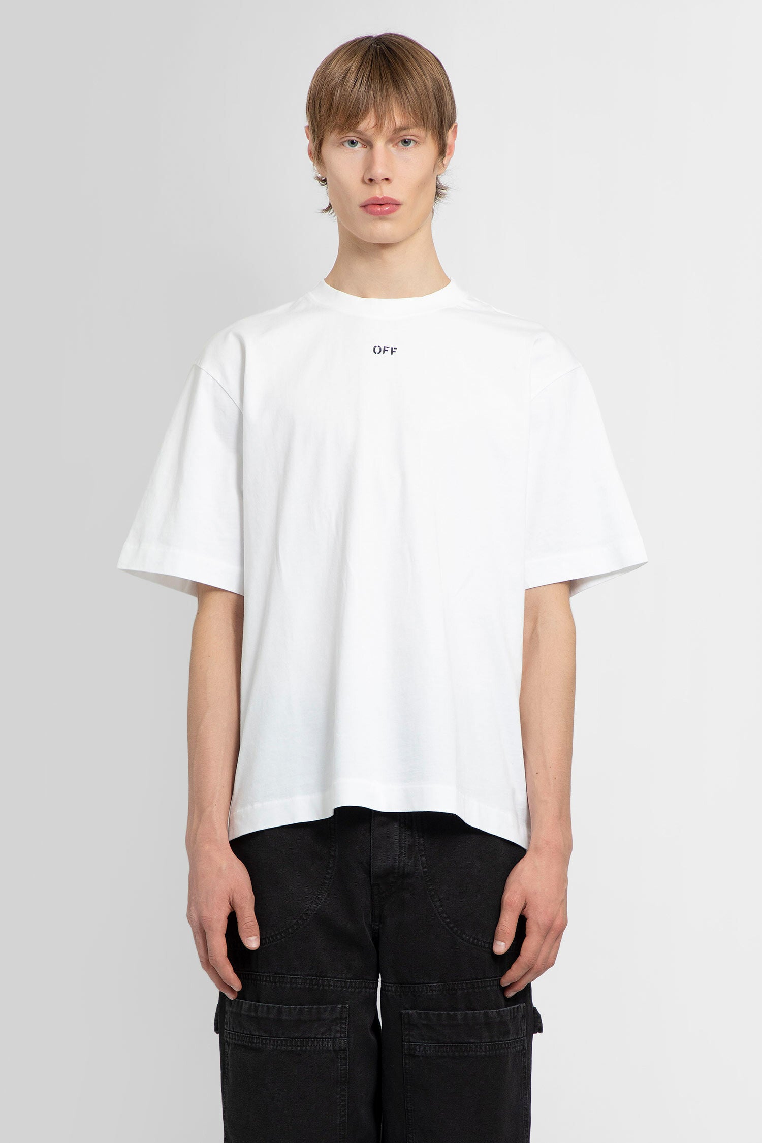 OFF-WHITE MAN WHITE T-SHIRTS & TANK TOPS