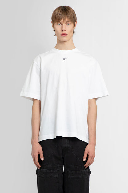 Antonioli OFF-WHITE MAN WHITE T-SHIRTS & TANK TOPS