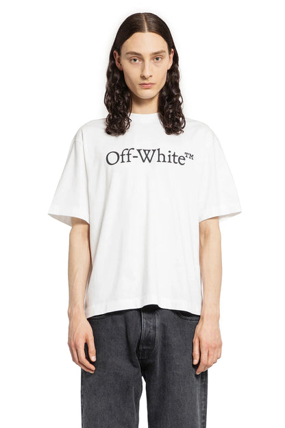 Antonioli OFF-WHITE MAN WHITE T-SHIRTS & TANK TOPS