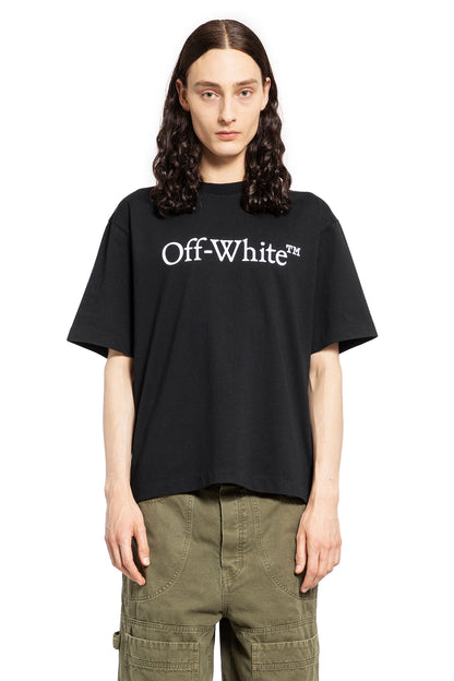 OFF-WHITE MAN BLACK T-SHIRTS & TANK TOPS