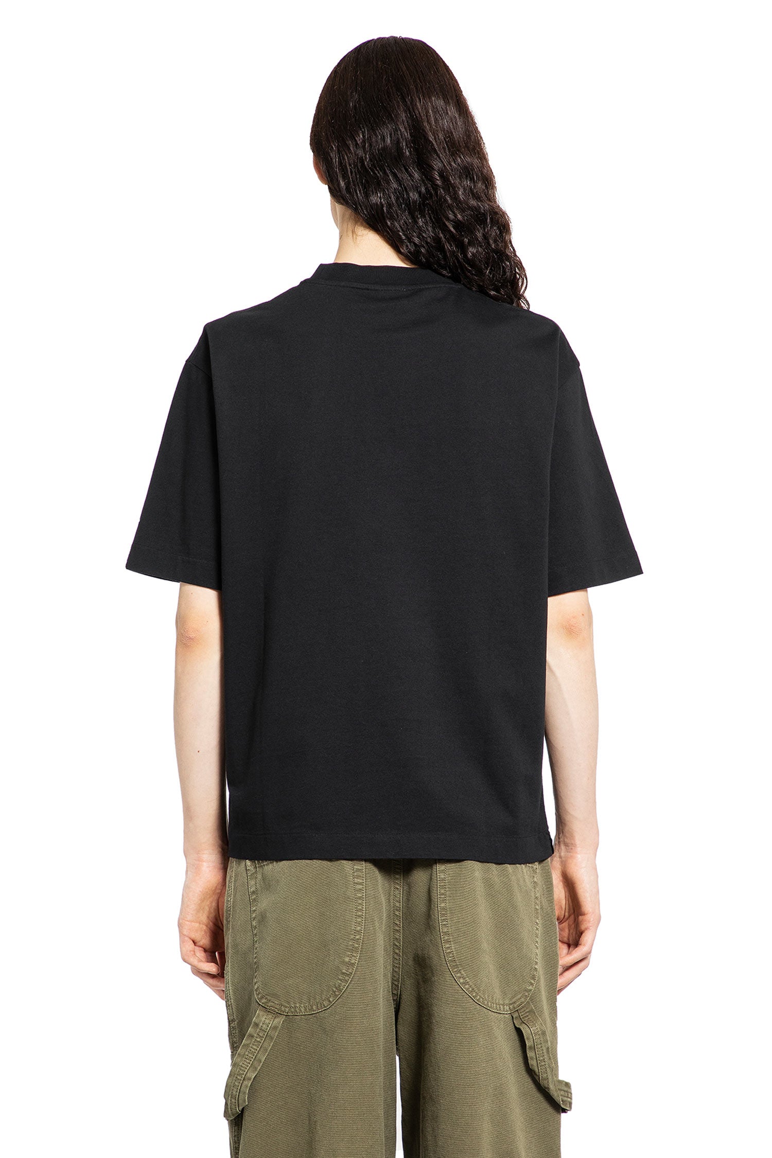 OFF-WHITE MAN BLACK T-SHIRTS