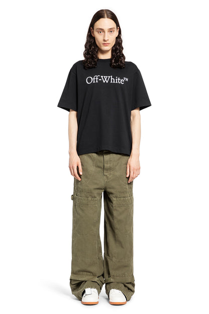 OFF-WHITE MAN BLACK T-SHIRTS & TANK TOPS