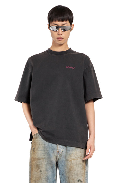 OFF-WHITE MAN BLACK T-SHIRTS & TANK TOPS