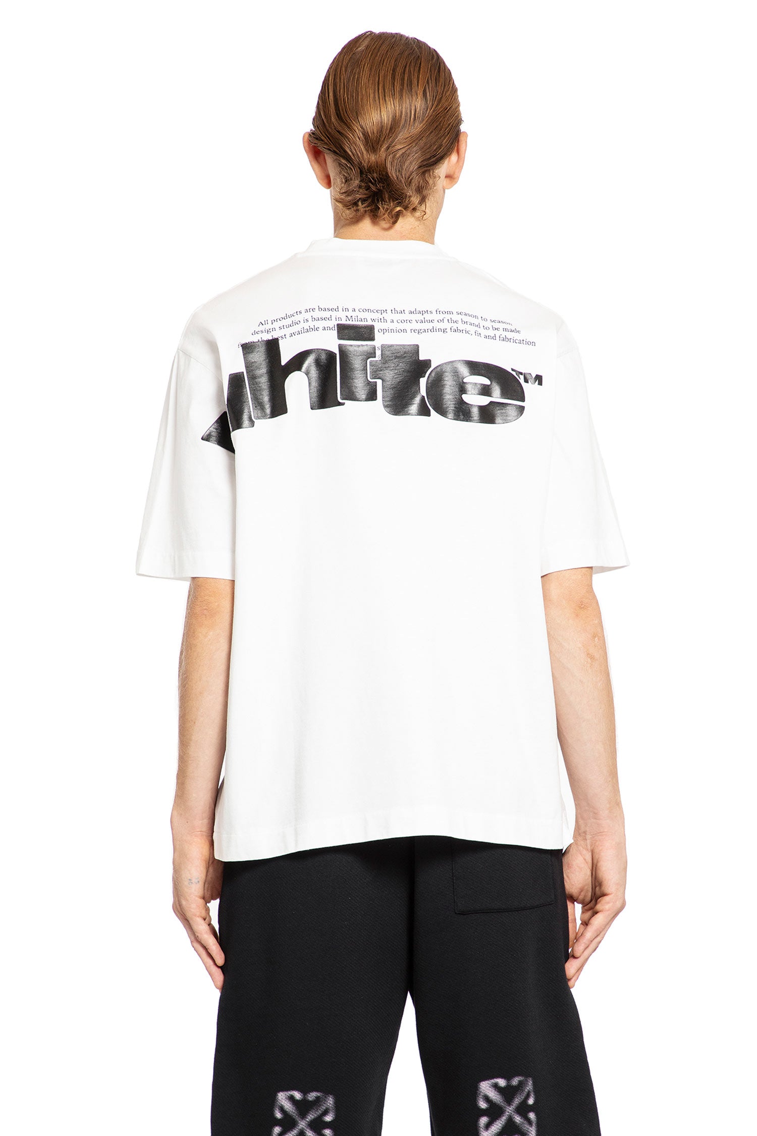 OFF-WHITE MAN WHITE T-SHIRTS & TANK TOPS