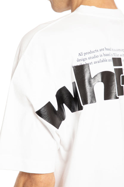 OFF-WHITE MAN WHITE T-SHIRTS & TANK TOPS