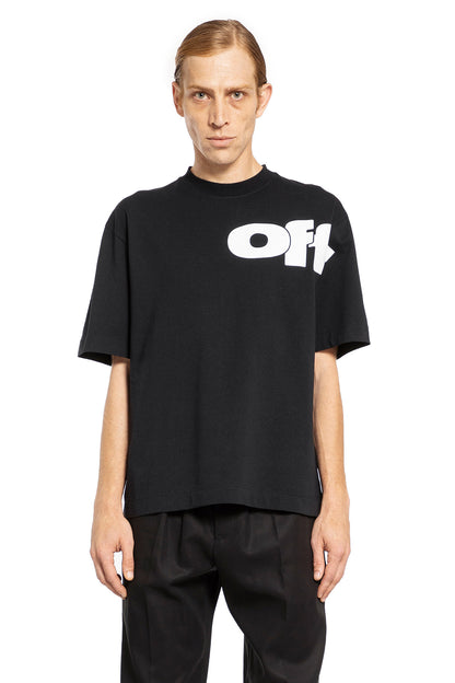 OFF-WHITE MAN BLACK T-SHIRTS & TANK TOPS