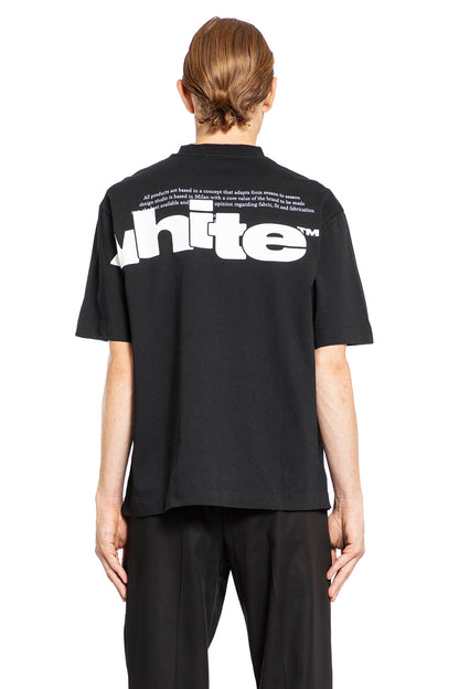 OFF-WHITE MAN BLACK T-SHIRTS & TANK TOPS