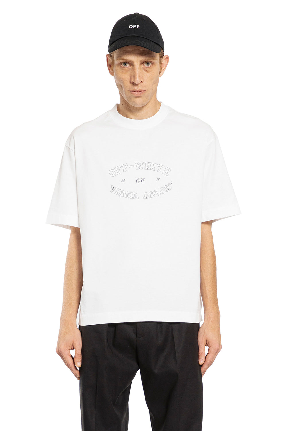 OFF-WHITE MAN WHITE T-SHIRTS & TANK TOPS