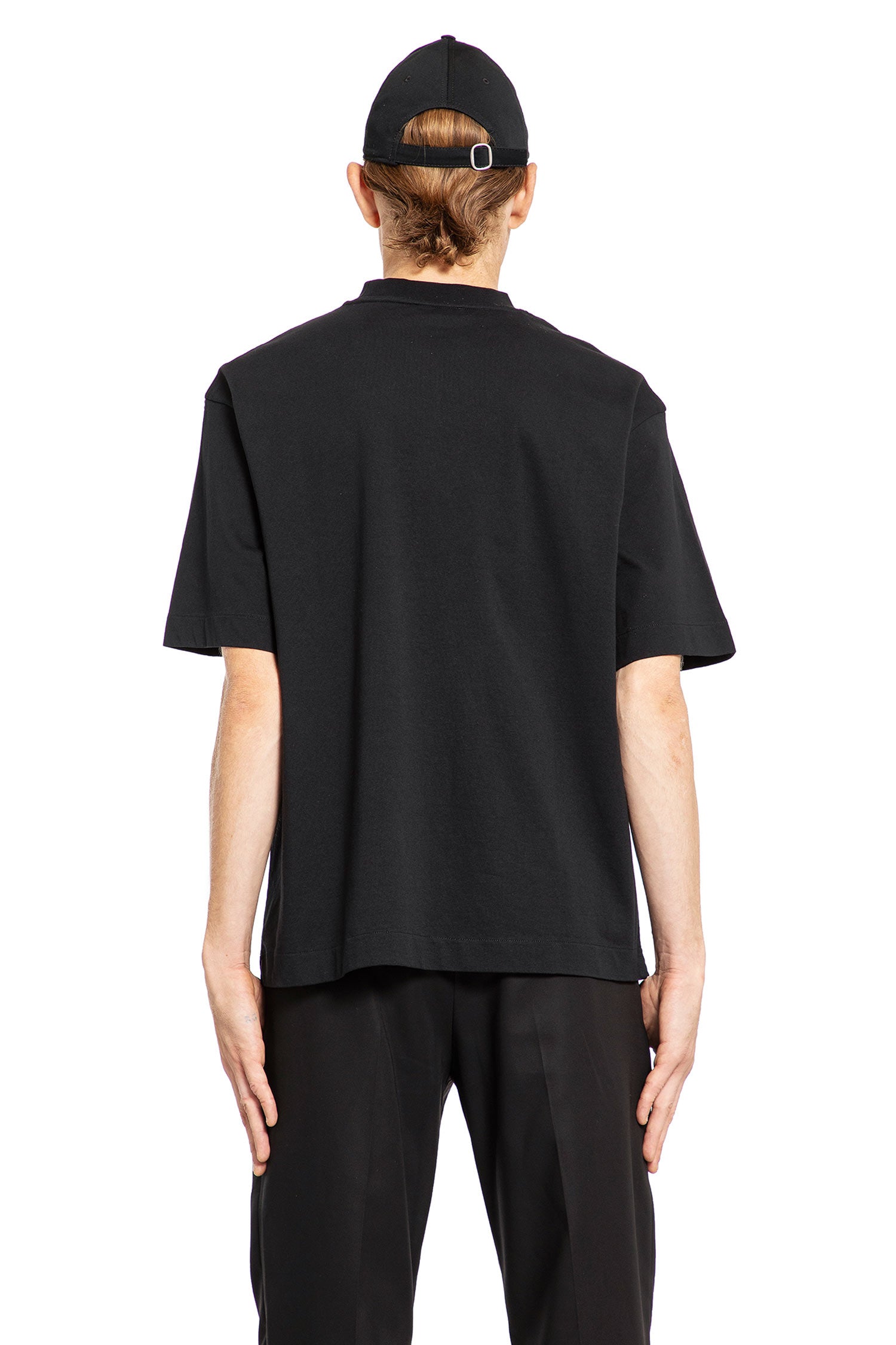 OFF-WHITE MAN BLACK T-SHIRTS & TANK TOPS