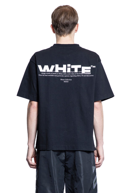 OFF-WHITE MAN BLACK T-SHIRTS & TANK TOPS