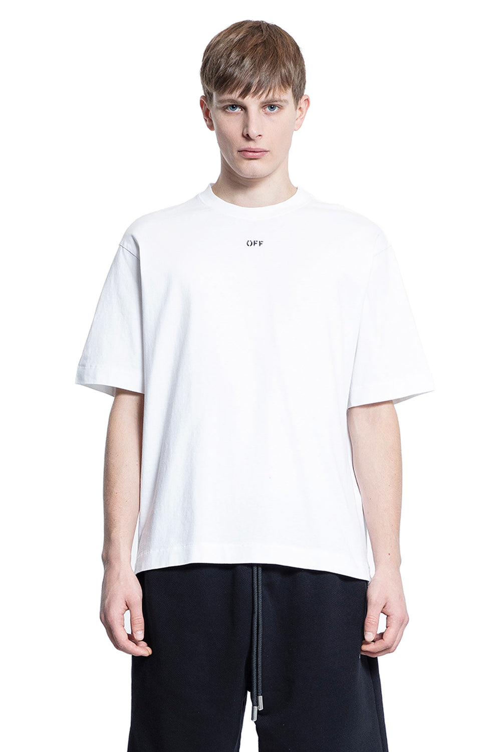 OFF-WHITE MAN WHITE T-SHIRTS & TANK TOPS