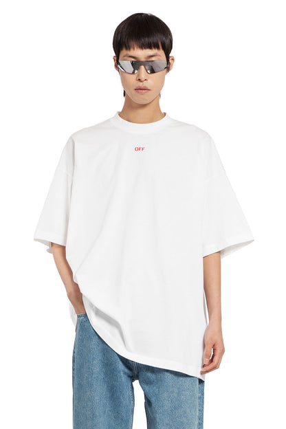 Antonioli OFF-WHITE MAN WHITE T-SHIRTS & TANK TOPS