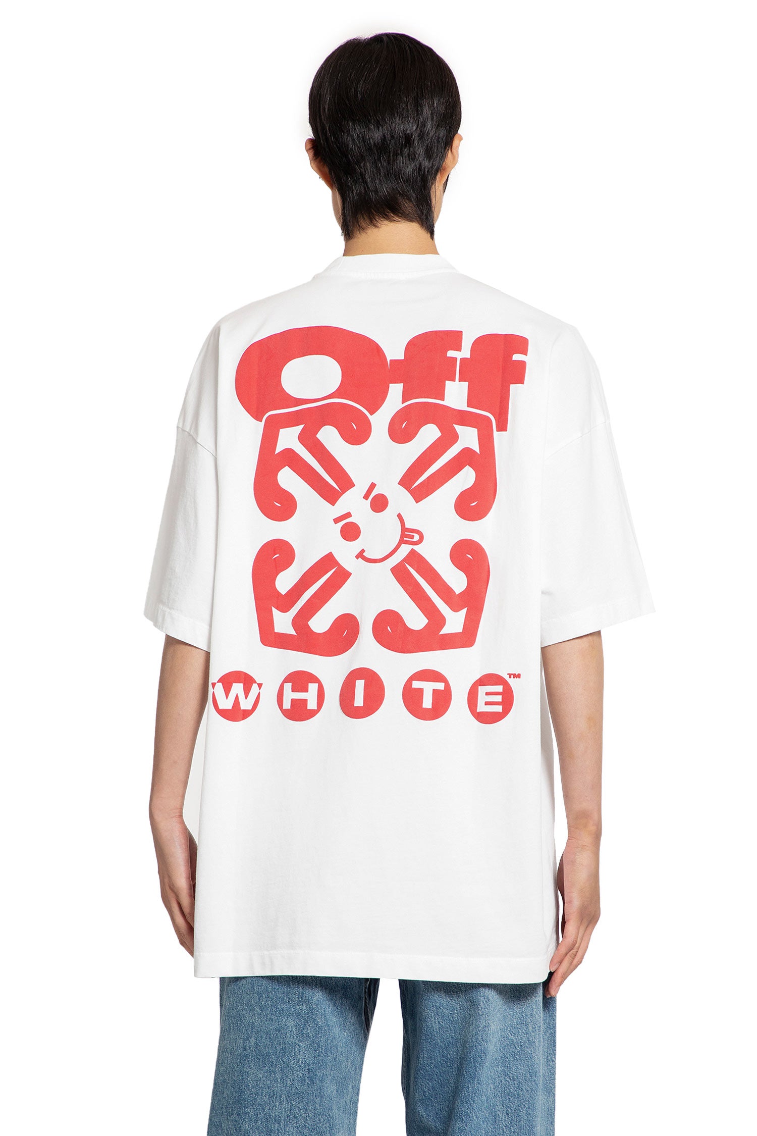 OFF-WHITE MAN WHITE T-SHIRTS & TANK TOPS