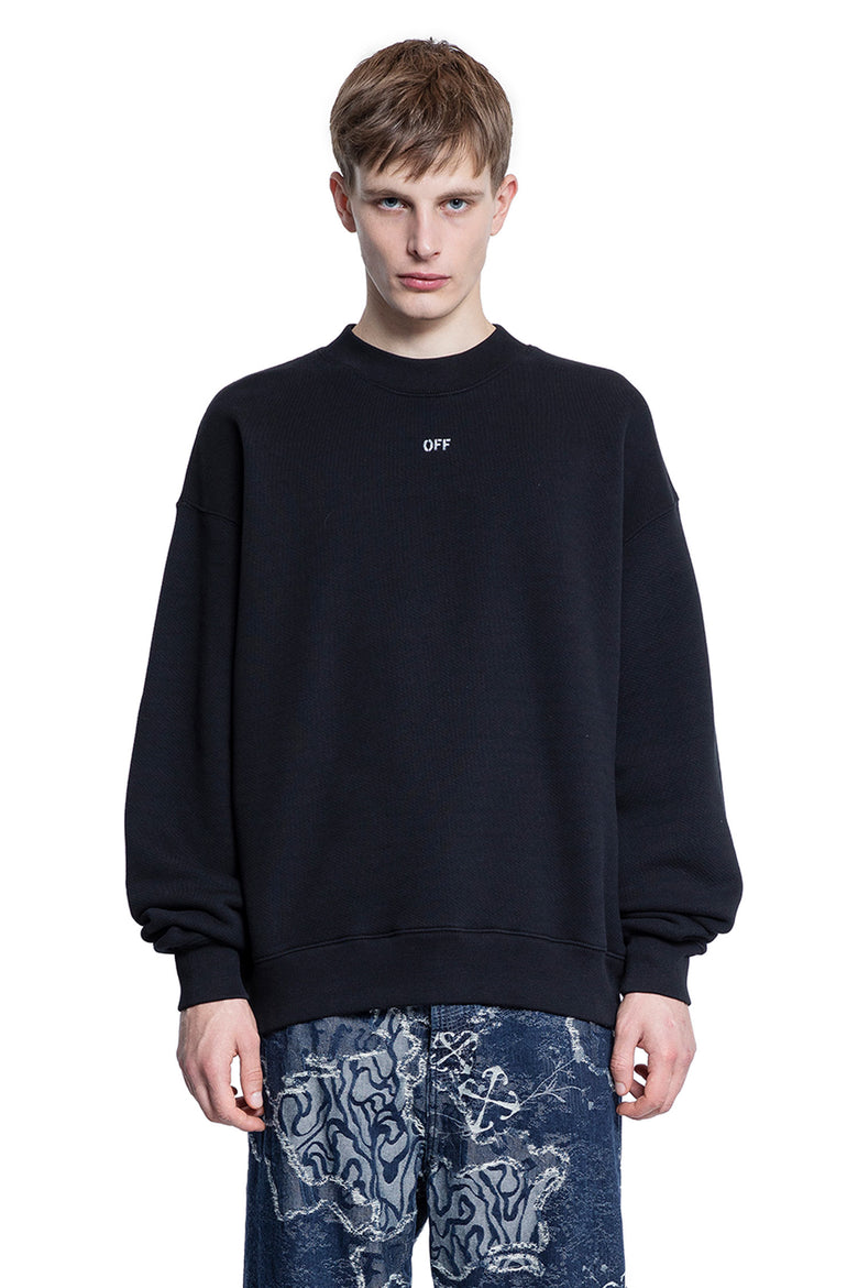 OFF-WHITE MAN BLACK SWEATSHIRTS