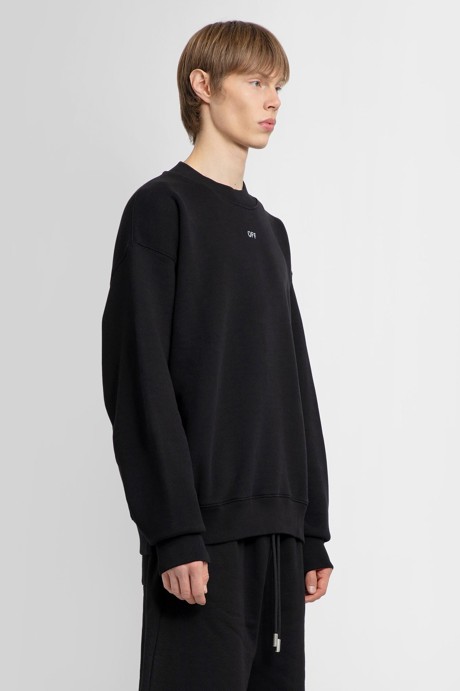 OFF-WHITE MAN BLACK SWEATSHIRTS