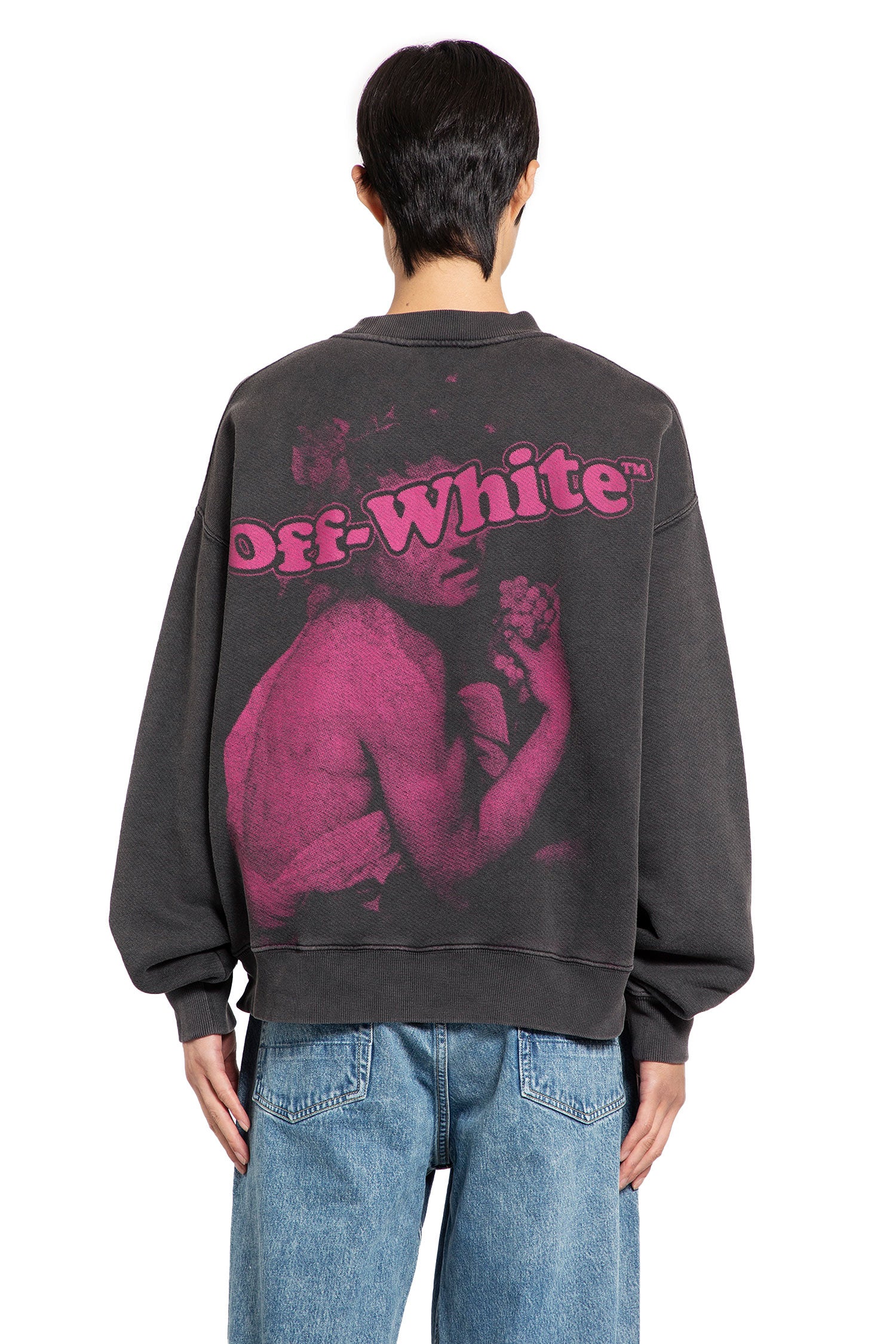 OFF-WHITE MAN BLACK SWEATSHIRTS