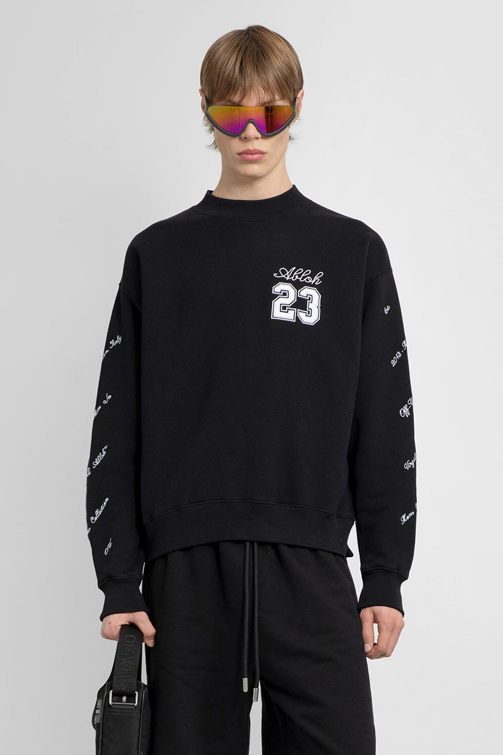 OFF-WHITE MAN BLACK SWEATSHIRTS