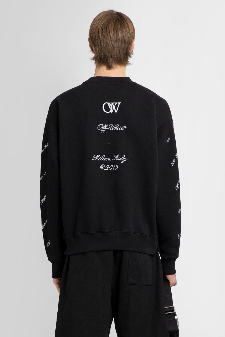 OFF-WHITE MAN BLACK SWEATSHIRTS